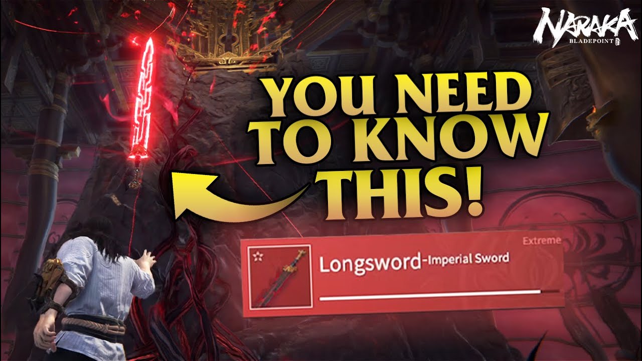 How To Get the RED LONGSWORD in Naraka: Bladepoint NEW MAP - YouTube