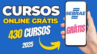 ✅ [SEBRAE] Cursos GRATUITOS ONLINE do SEBRAE com CERTIFICADO GRÁTIS (Atualizado 2025)