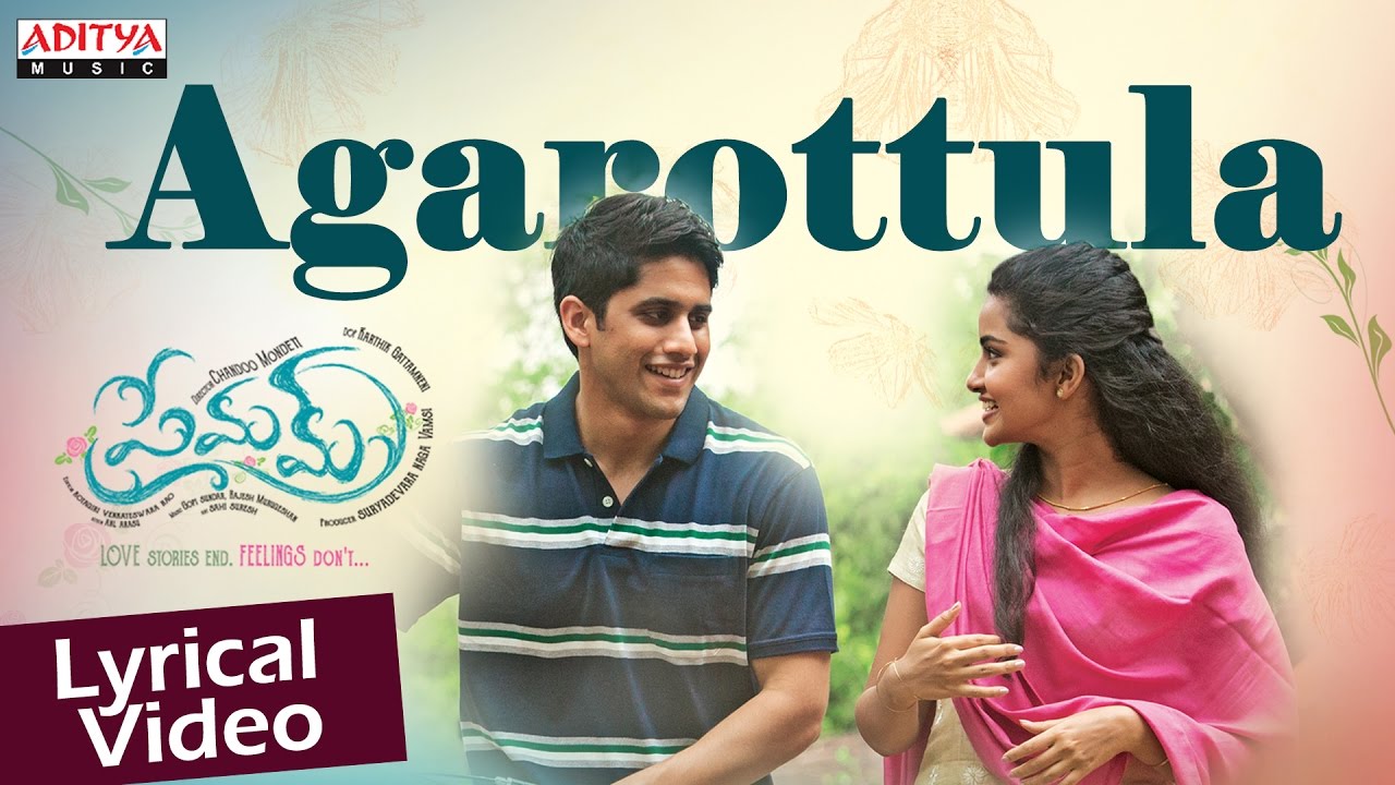 Agarothula Full Song with Lyrics | Premam Songs | Naga Chaitanya, Shruthi Hassan, Anupama, Madonna