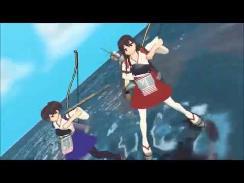 [MMD]艦コレ　赤城＆加賀　GLIDE