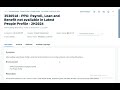 Latest People Profile Limitations - Benefits, Payroll, Loans and other limitations SuccessFactors