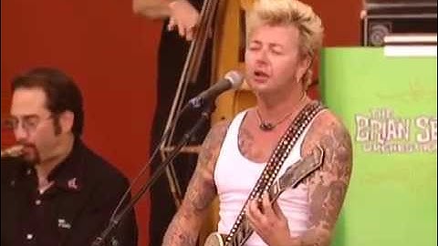 THE BRIAN SETZER ORCHESTRA WOODSTOCK 99 1999 FULL CONCERT DVD QUALITY 2013