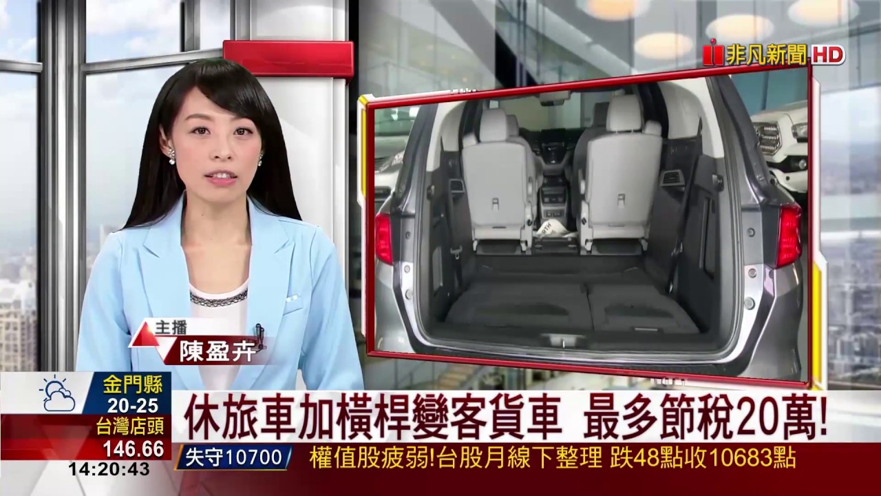 非凡新聞 休旅車加橫桿變客貨車最多節稅20萬 Youtube