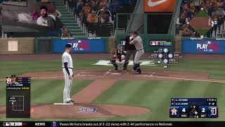 Mlb The Show 24 Tigers vs Astros Game 39