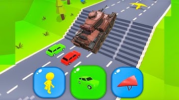 SHAPE SHIFTING - All Levels Gameplay Walkthrough - iOS, Android Lvl 220-235