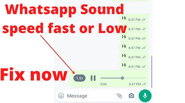 How fix Whatsapp audio speed Fast or Slow | whatsapp audio sound speed kaise thik kare | amit kairy