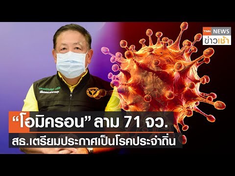“โอมิครอน” ลาม 71 จังหวัด สธ.เตรียมประกาศเป็นโรคประจำถิ่น l TNN News ข่าวเช้า l 11-01-2022