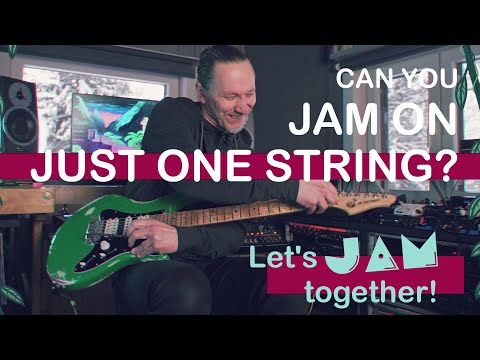 B string Jam - Guitar is a 1 string instrument - Jam with Mika 3