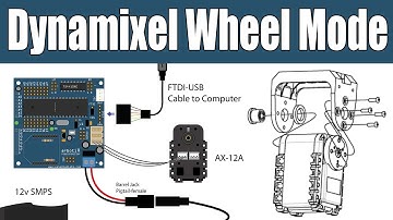 Dynamixel Tutorial 11: How to Change AX 12 Motor to Wheel Mode ( for Continous Rotation )
