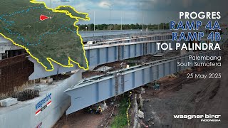 Download Lagu UPDATE PROYEK JALAN TOL PALINDRA | RAMP 4A - 4B |PALEMBANG | SUMSEL | 25 MAY 2025 MP3