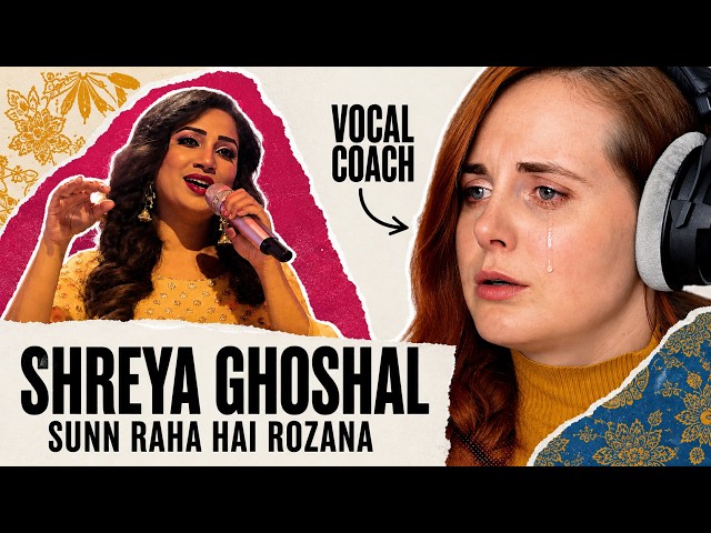 The Most Beautiful Voice On Earth? 🌍 | Vocal Coach Analyses Shreya Ghoshal – Sunn Raha Hai Rozana