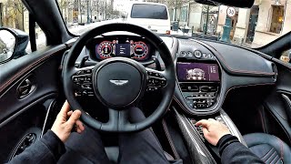 2021 Aston Martin DBX 4.0l V8 542bhp | POV Test Drive | Vilnius, Lithuania