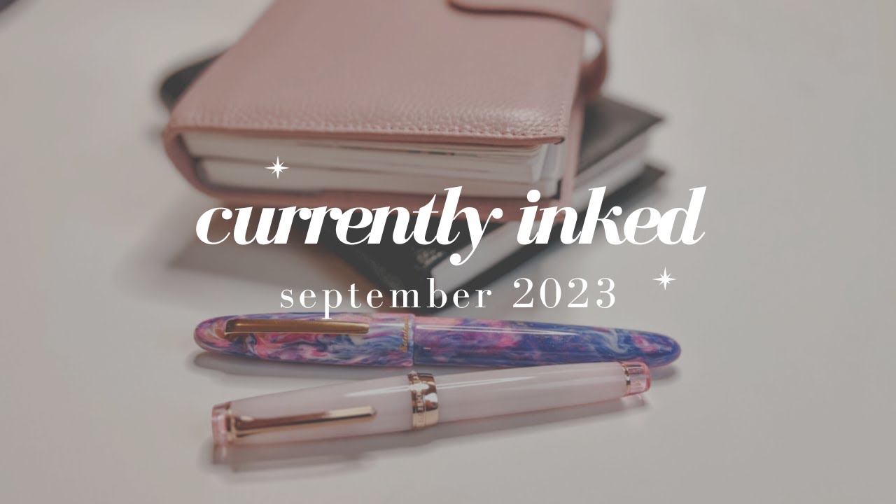 September Currently Inked | New Sailor Pro Gear x Hachimonjiya, Estie Pens!