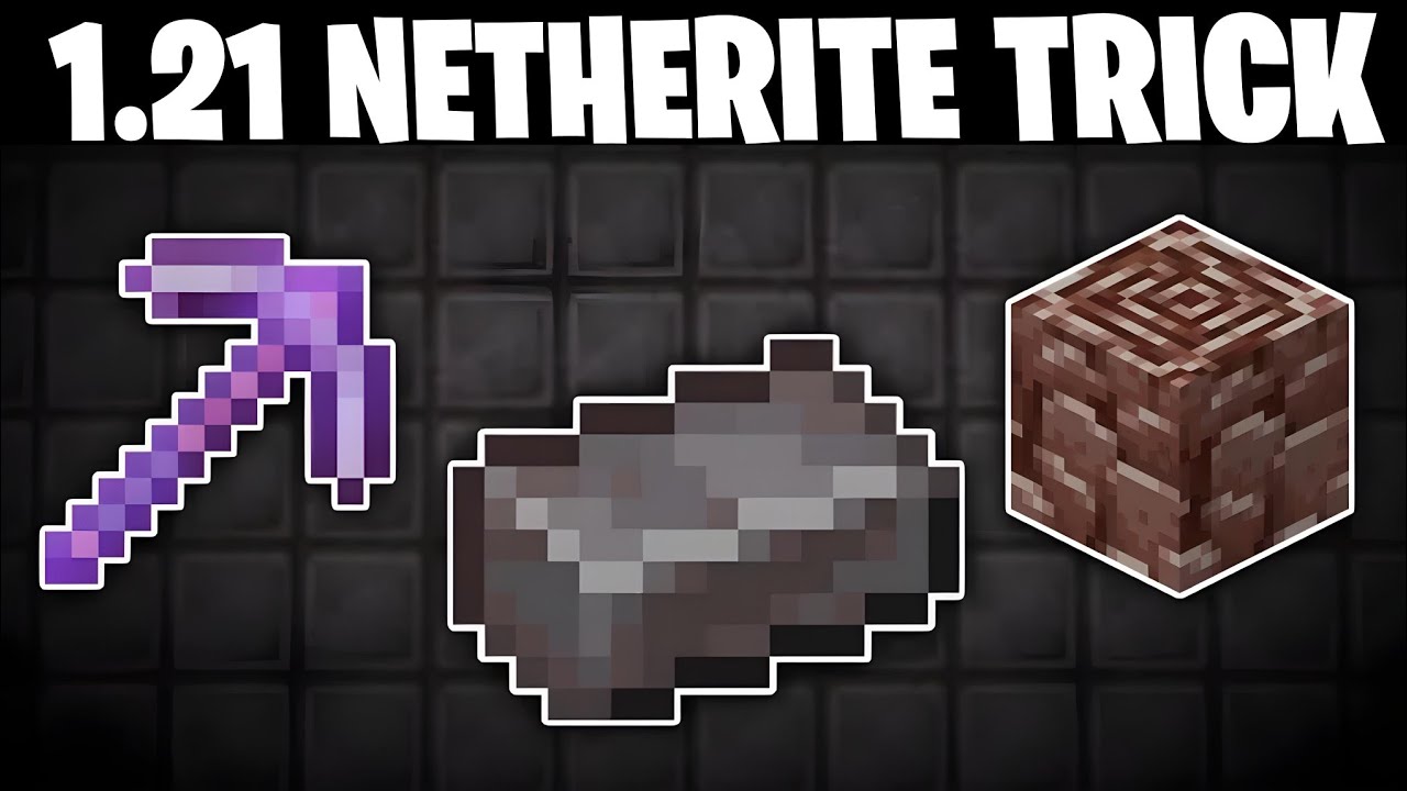 Find NETHERITE in just 1 minute 🔥🔥|| secret trick to find ancient DEBRIS in Minecraft 1.21