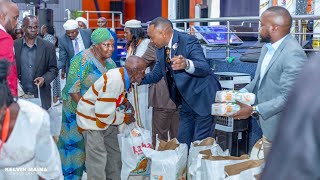 After the Rumors… Bishop Ben Gives Out Raha Premium Unga to His Church Members!