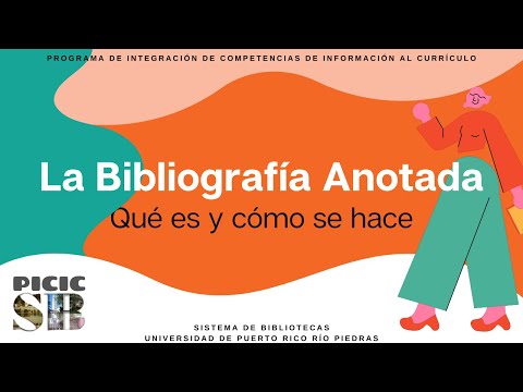 Video: ¿Cuándo se utilizan las bibliografías anotadas?