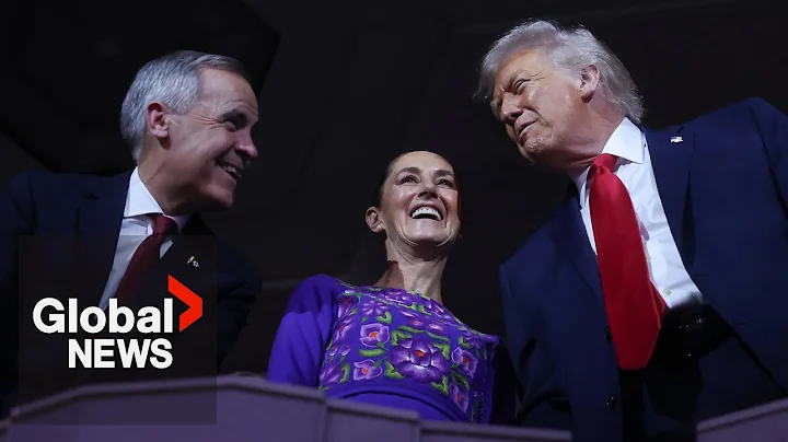 “We'll work it out”: Trump on trade negotiations with Carney, Sheinbaum in Washington