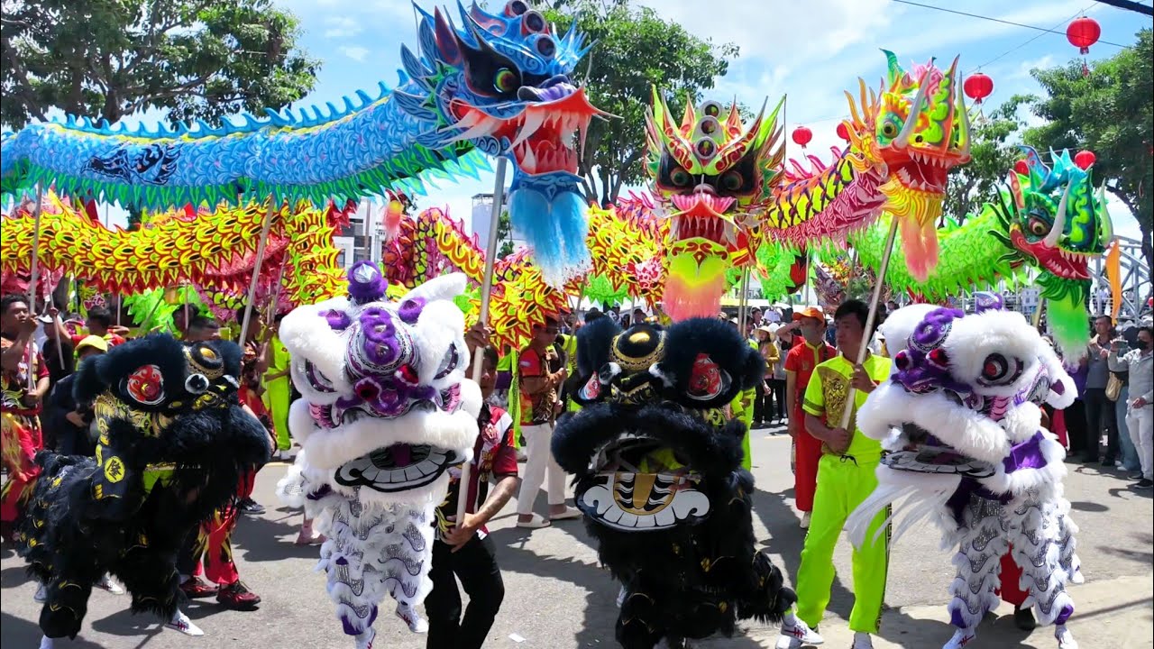 Diễu hành Múa Lân Sư Rồng/LSR Tâm Nghĩa Cúng Lễ Giỗ Ông Nguyễn Trung Trực Rạch Giá 2025