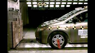 Honda Odyssey 2011 2013 Crash Tests Side Pole Front
