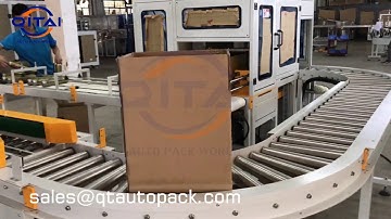 Caulking agent bottles automatic case packer packaging line/case erector/carton erector/case sealer
