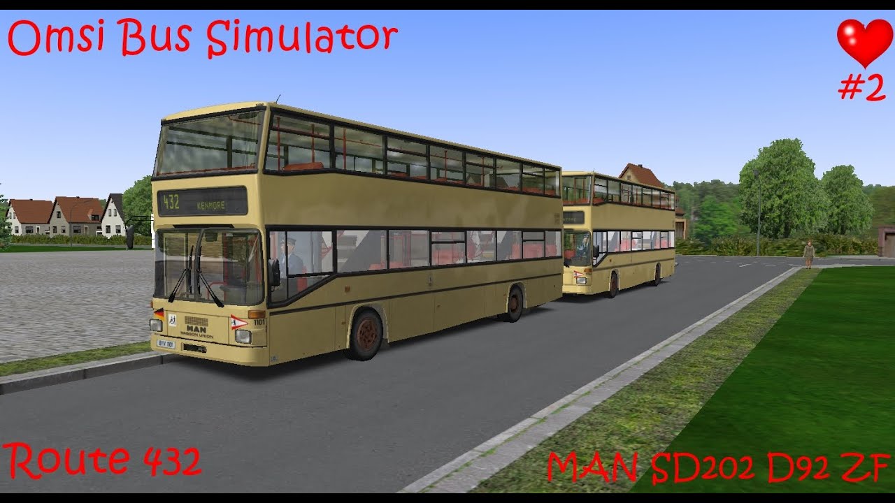 Omsi 1 #8 MAN SD202 Map Brisbane Route 432 Part2 (Fail...)