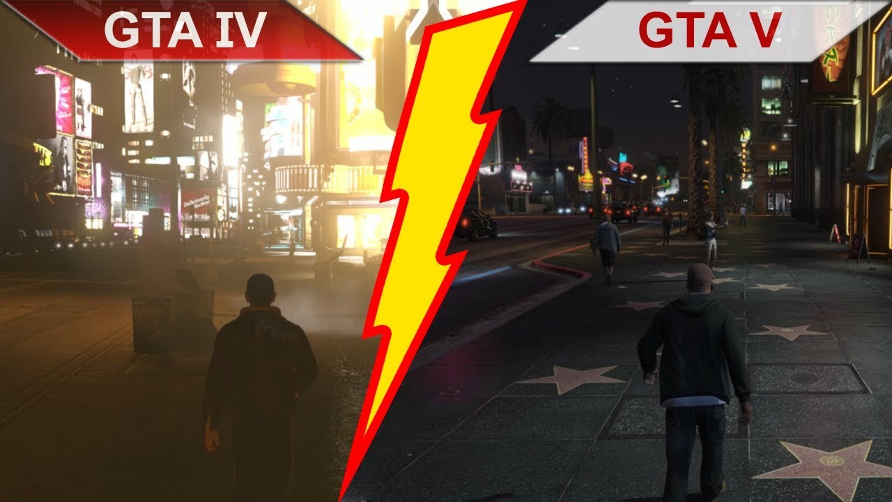GTA IV: iCEnchancer 3.0 Mod - Graphics Comparison 