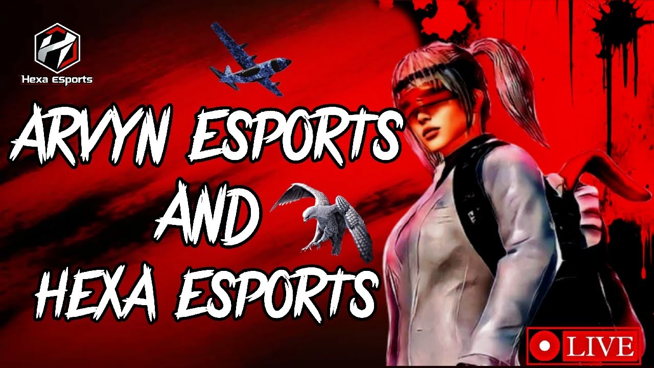 ARVYN ESPORTS LIVE BY HEXA ESPORTS || BGMI TOURNAMENT BY HEXA ESPORTS ...