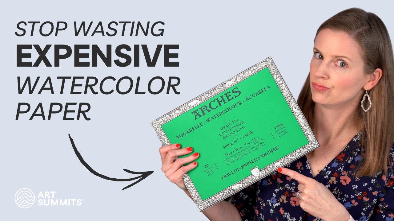 Stop Wasting Expensive Watercolor Paper 