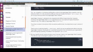 Single Organization Hyperledger Fabric