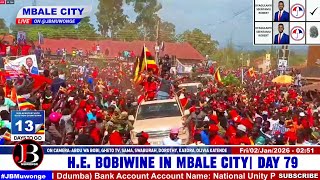 Tens of Thousands Defy Heavy Police Presence to Welcome Bobi Wine at Mbale’s Second Campaign Venue