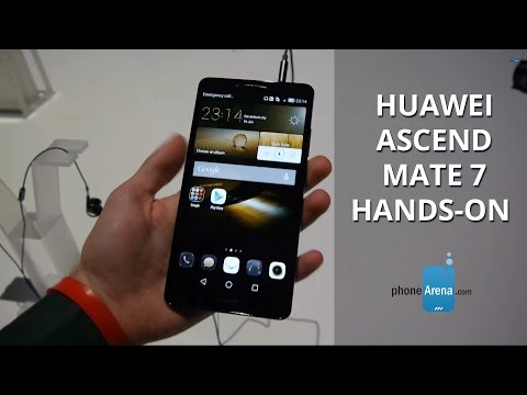 Huawei Ascend Mate 7 hands-on