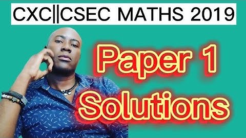 CXC /CSEC Multiple Choice Tips/Tricks #DellyMathsConcepts #cxcmaths #cxc #paper1