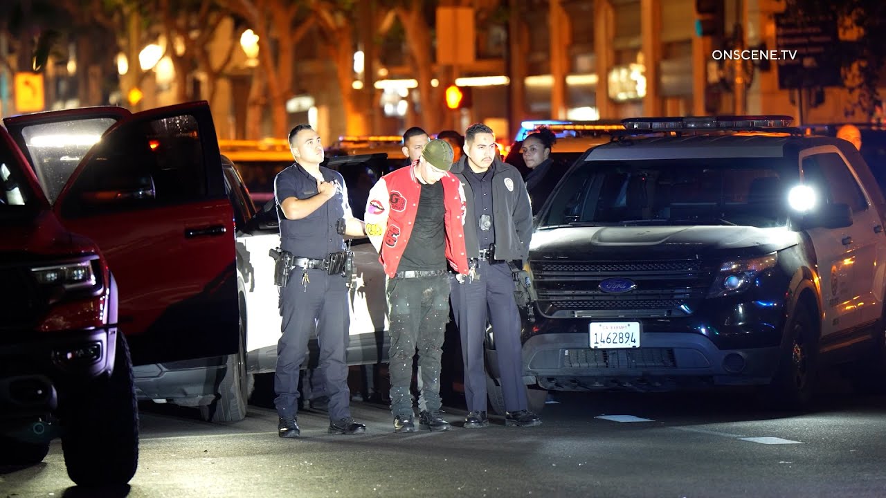 Pursuit of Attempted Murder Suspect Captured - YouTube