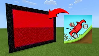 How to Make a PORTAL to HILL CLIMB RACING in Minecraft screenshot 4