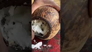 A Unique Kettle Handcrafted From Coconut Shellwhere Traditional Creativity And Sustainability.