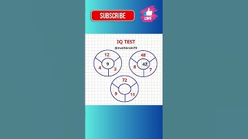 🧠 IQ TEST MATH | #maths #mathstricks #mathematics