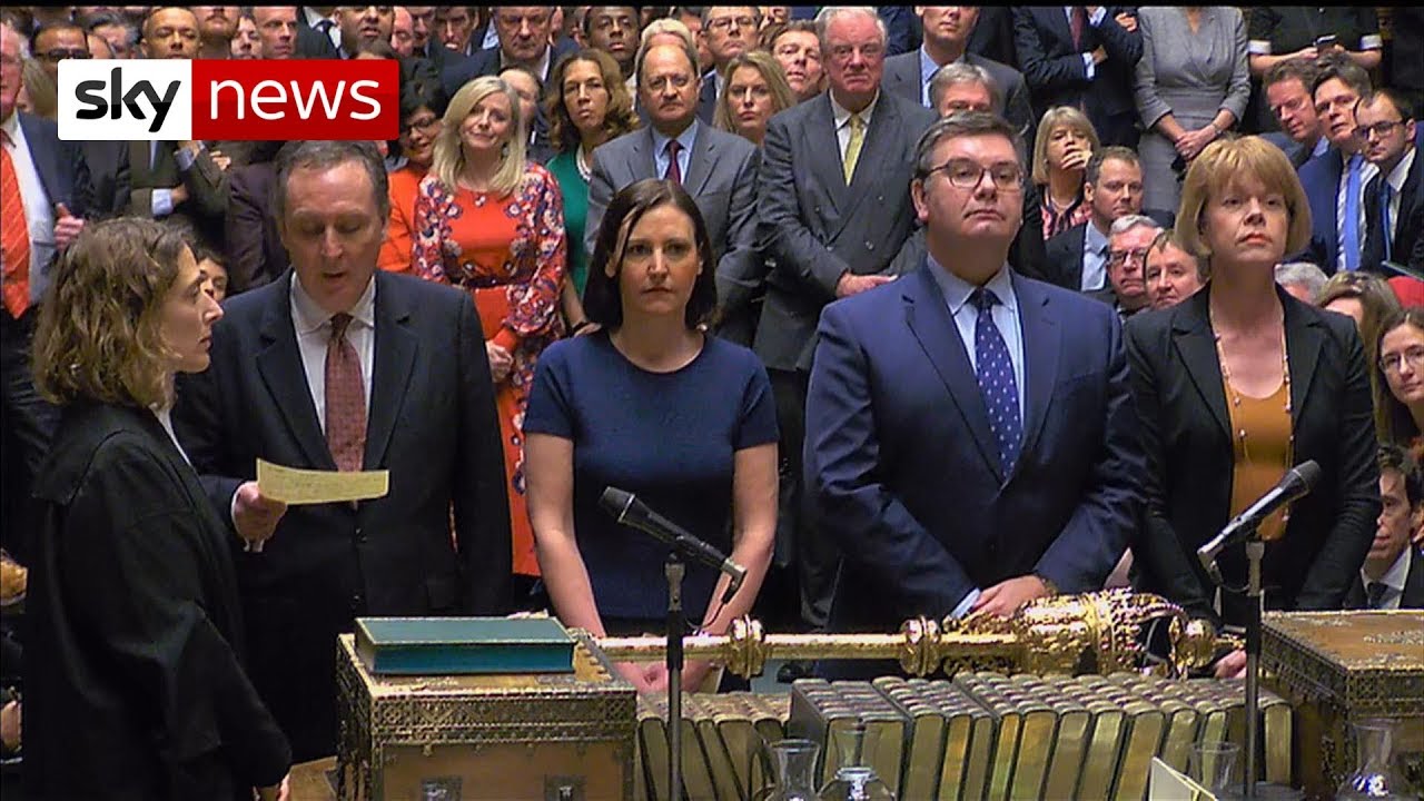 Watch The Moment Theresa May Loses Brexit Vote YouTube