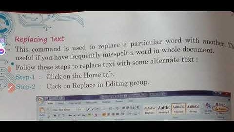 Class-7 Computer Chapter-3 MS Word Part-2nd