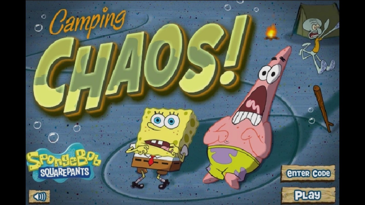 Spongebob Camping Chaos GamePlay (No Commentary)