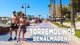 Torremolinos To Benalmadena Marina Walking Tour Malaga Spain June 2023 [4K]