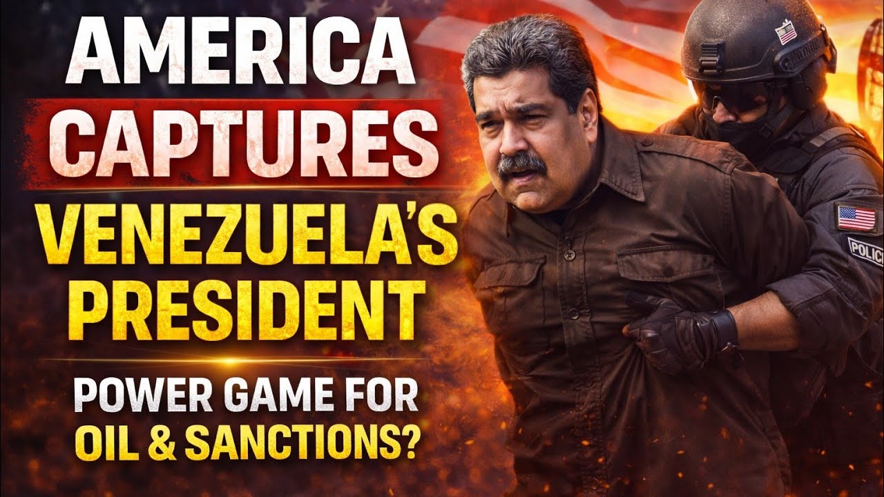 America captures Venezuela president Power Game of America oil sanctions  Geoeconomics analysis 