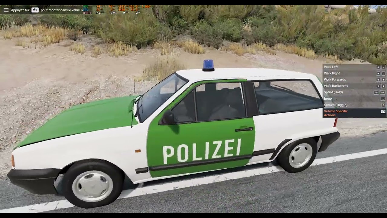 BeamNG drive AW Bete Polizei