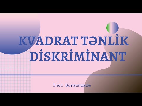 Kvadrat tənliyin kökləri düsturunun alınması