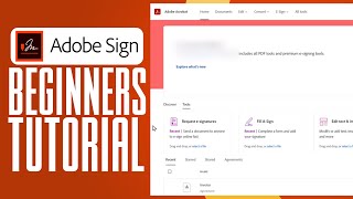 How To Use Adobe Sign For Beginners | Adobe Sign Tutorial 2024 screenshot 3