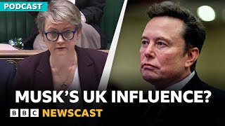 Has Elon Musk influenced the UK government over grooming gang inquiries | BBC Newscast