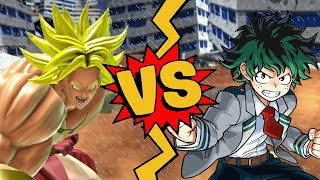 M.U.G.E.N Battles | Broly vs Deku | Dragon Ball Z vs My Hero Academia screenshot 5