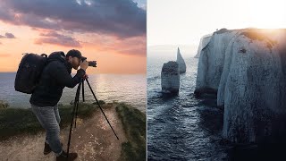 10 HOURS of Landscape Photography on a CLIFFTOP!! (Sunrise & Sunset)