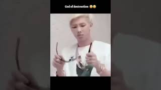 Rm is the god of destruction 😂#bts #btsarmy #rm