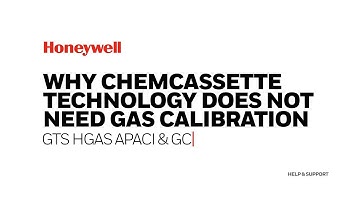 Why Chemcassette Technology does not need gas calibration?