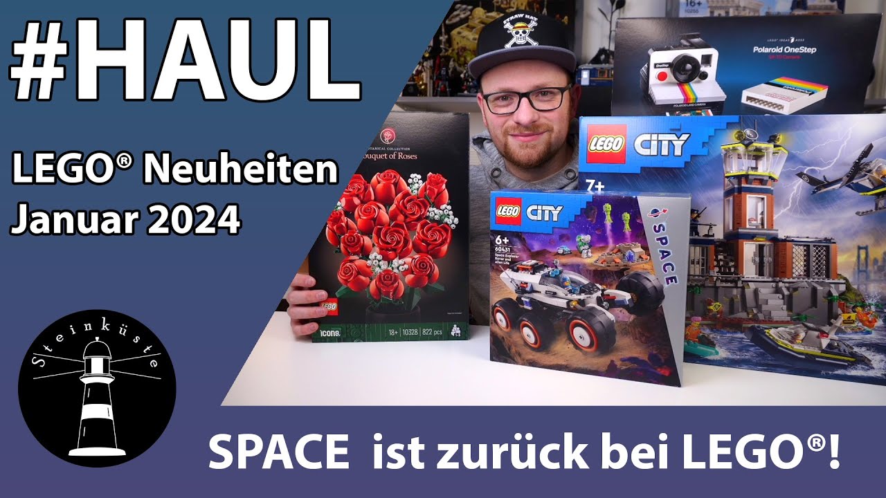 LEGO® Neuheiten 2024 Mit LEGO® City, Ideas und Botanical Collection